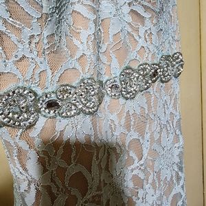 Light Blue Floor Length Formal Bresz